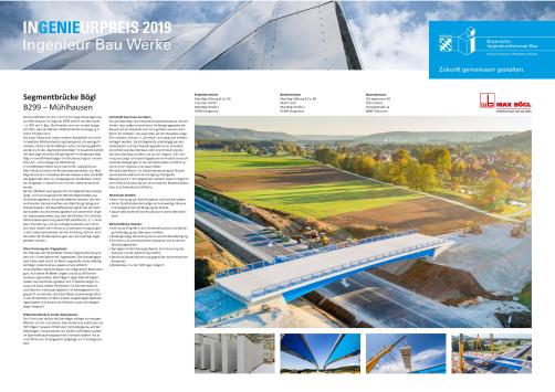 Pojektplakat Bayerischer Ingenieurpreis