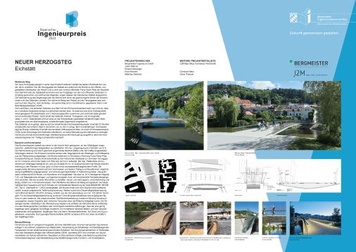 Projektplakat Bayerischer Ingenieurpreis - 1. Platz