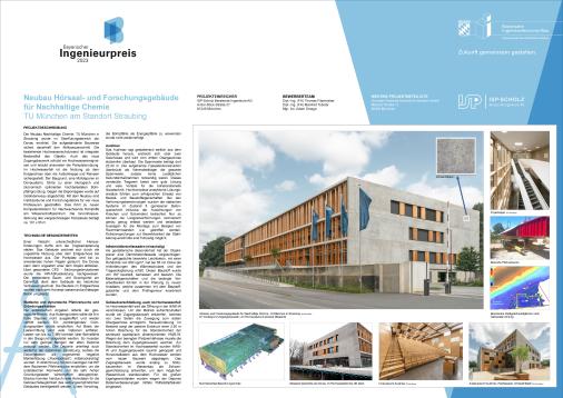 Projektplakat Bayerischer Ingenieurpreis - 2. Platz