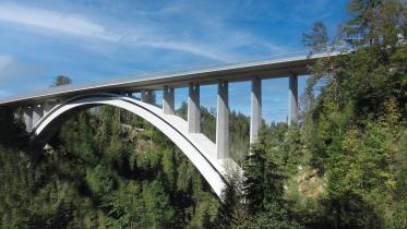 Erneuerung der Echelsbacher Brücke. Foto: Dr. Schütz Ingenieure