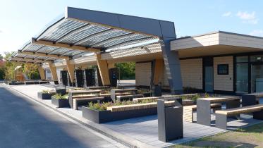 SWI Schnellladepark am incampus, Ingolstadt. Foto: Corina Franke